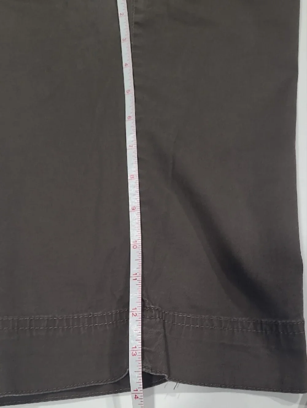 Bandolino Womens Taupe Flat-Front Shorts Waist 30